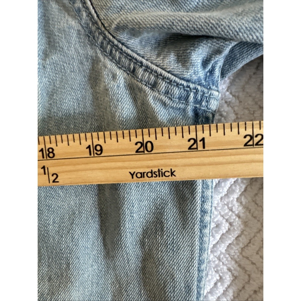 PacSun Jean Jacket M, Embroidered Japan Tiger Dragon Y2K Gorpcore Thrashed Punk - Picture 10 of 16
